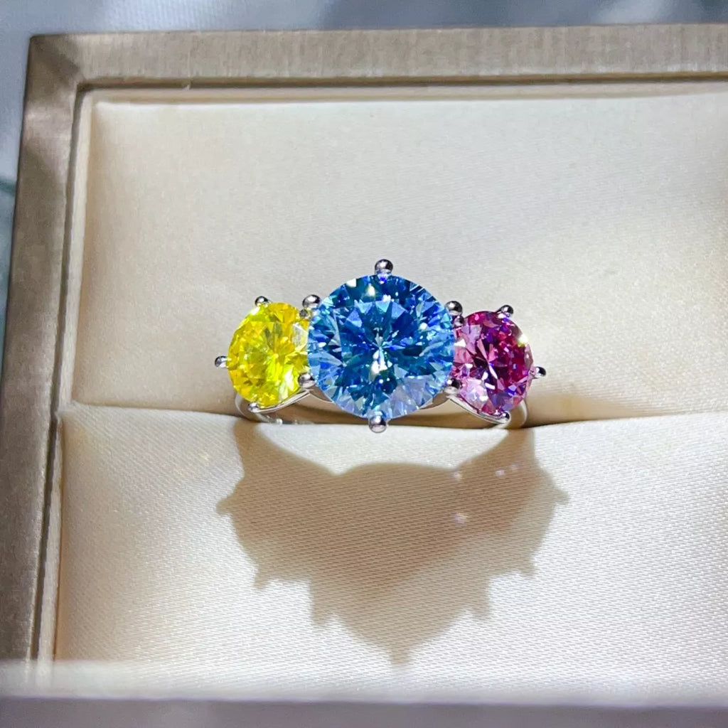 5 Carat Moissanite 925 Sterling Silver Ring