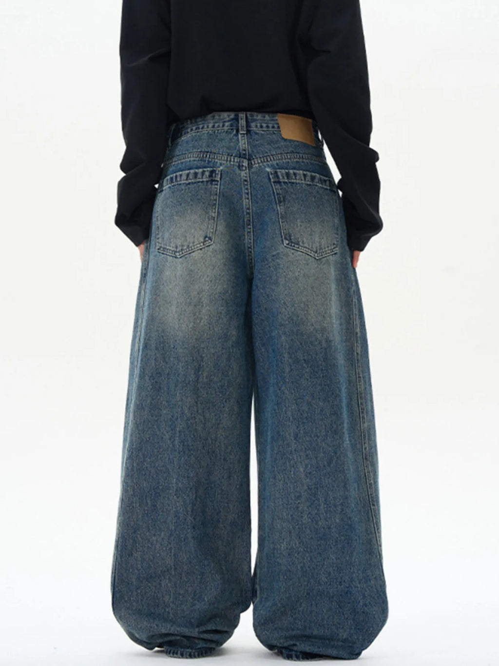 Men's Vintage Wash Curved Jeans