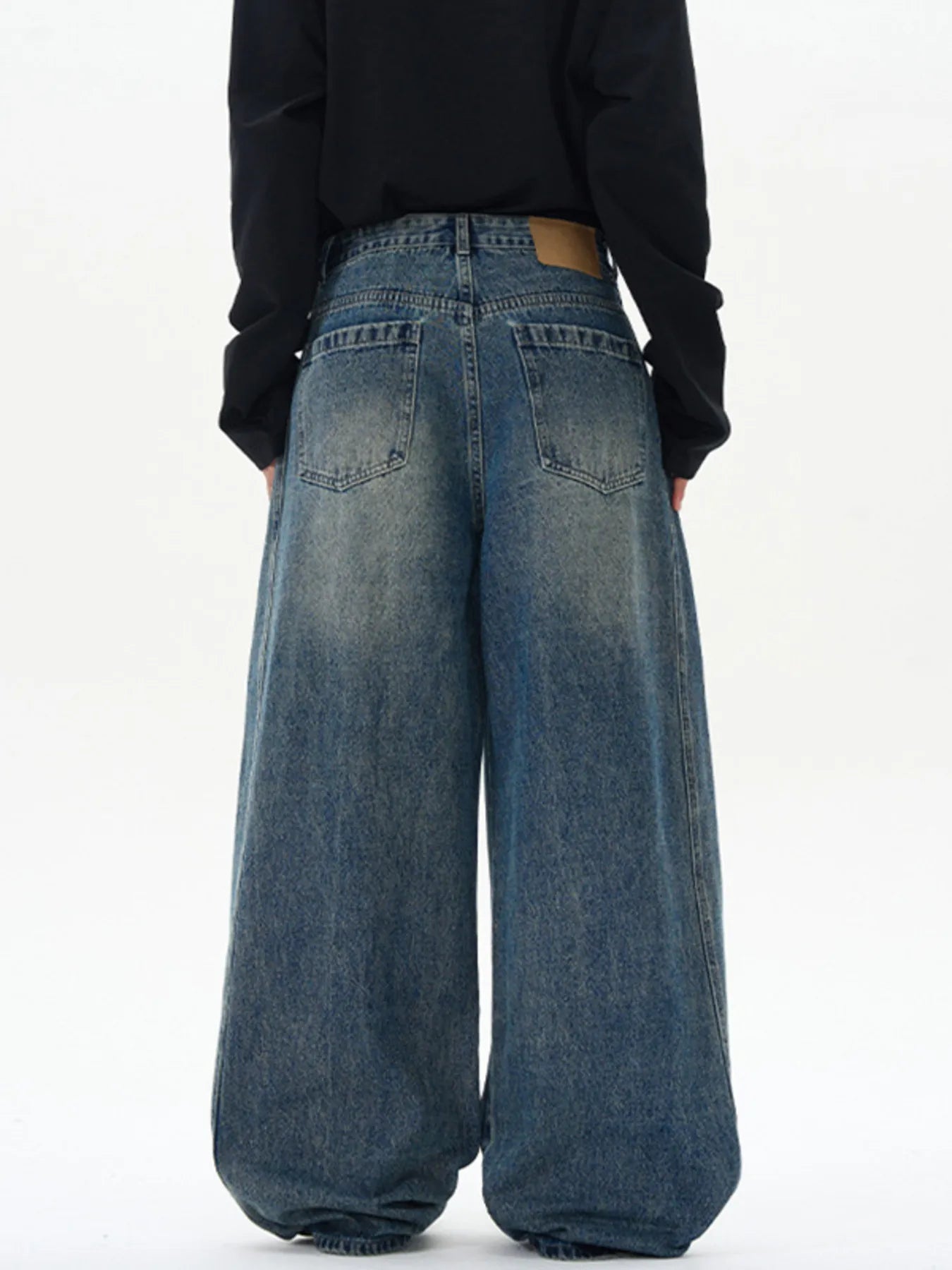 Men's Vintage Wash Curved Jeans