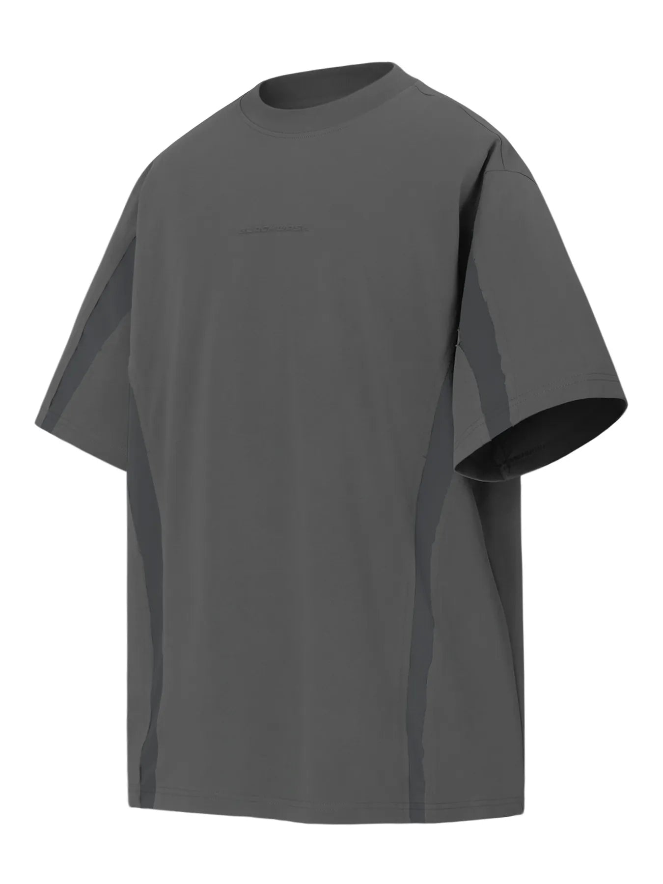 Men's Contrast Round Neck Short Sleeve T-Shirt
