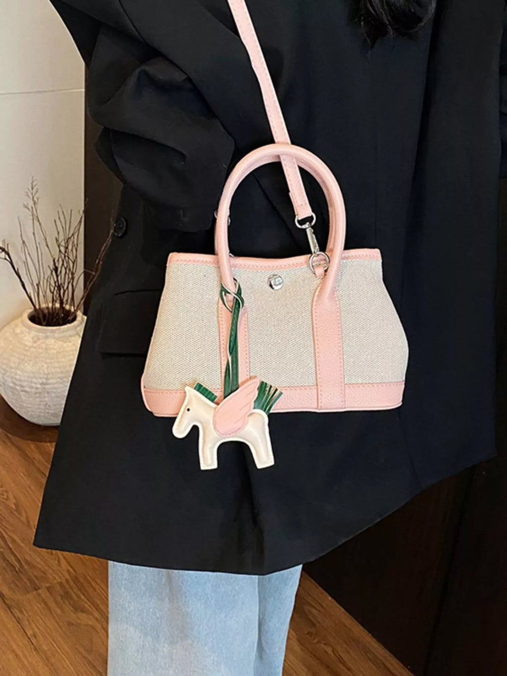 Contrast Crossbody Bag