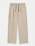 Men's Plus Size Drawstring Wide Leg Pants