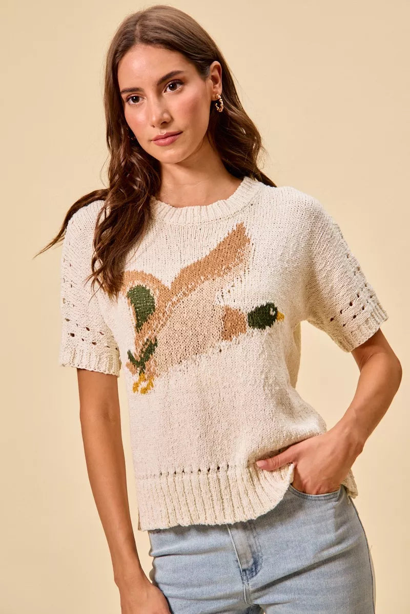 SO ME Flying Duck Sweater Top