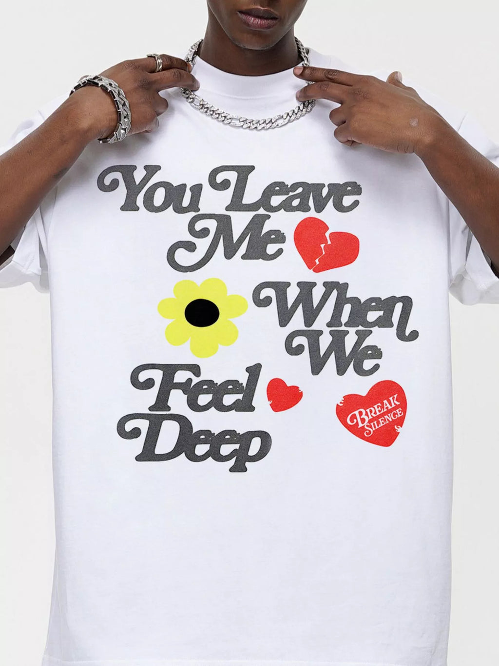Men's Letter Graphic Round Neck T-Shirt