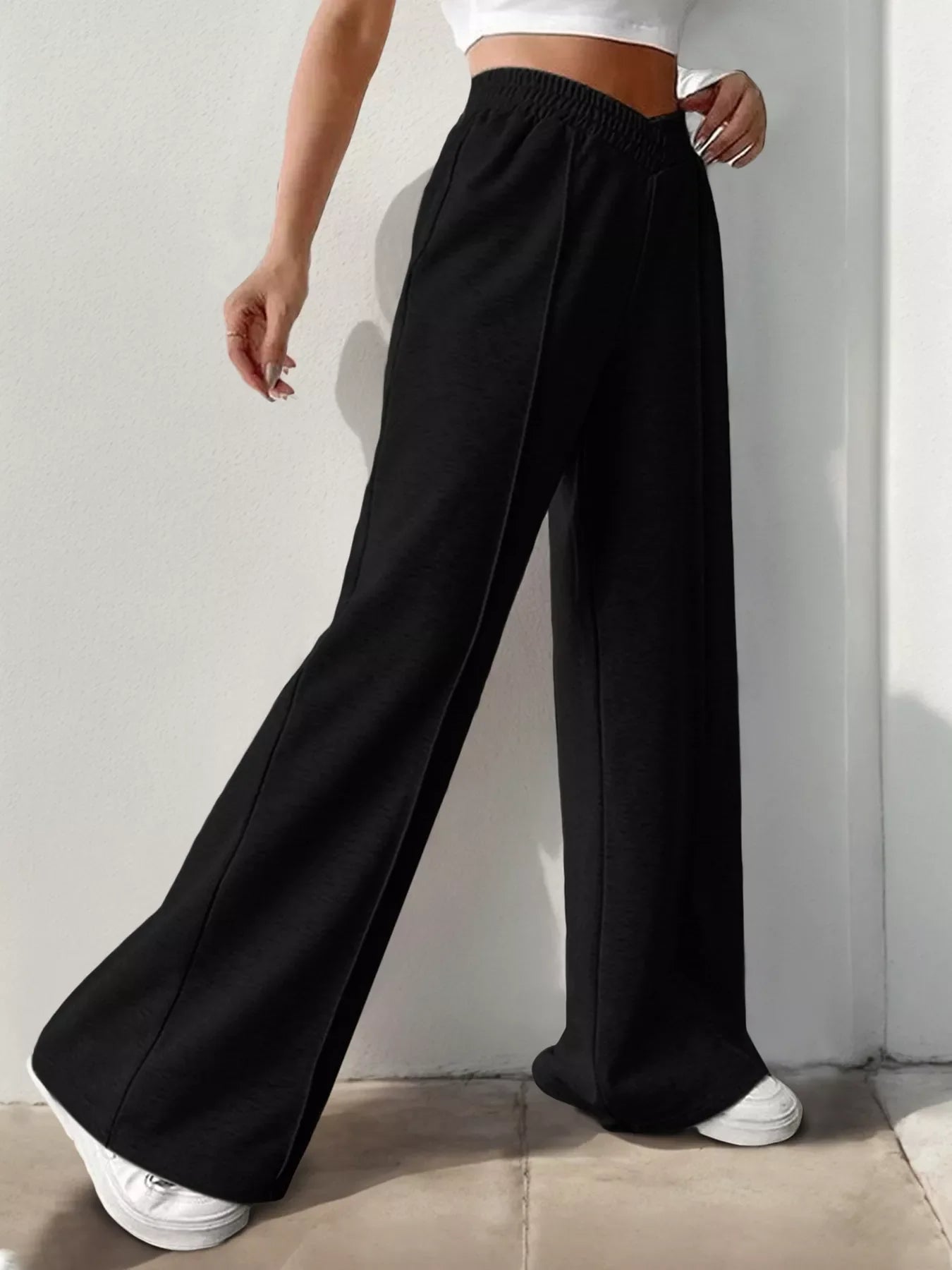 Wide Leg High Waist Pants