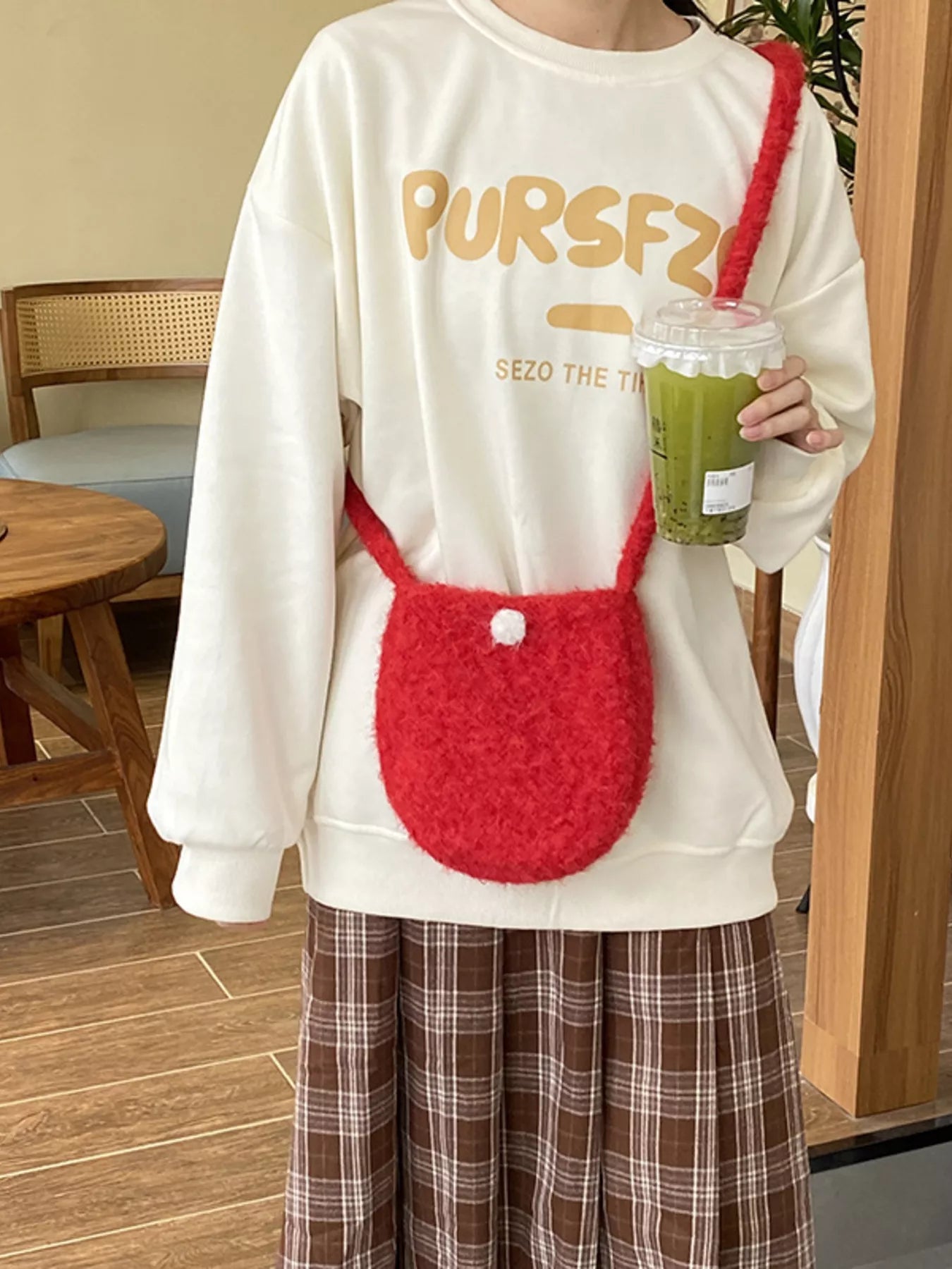 Lightweight Fluffy Crossbody Bag