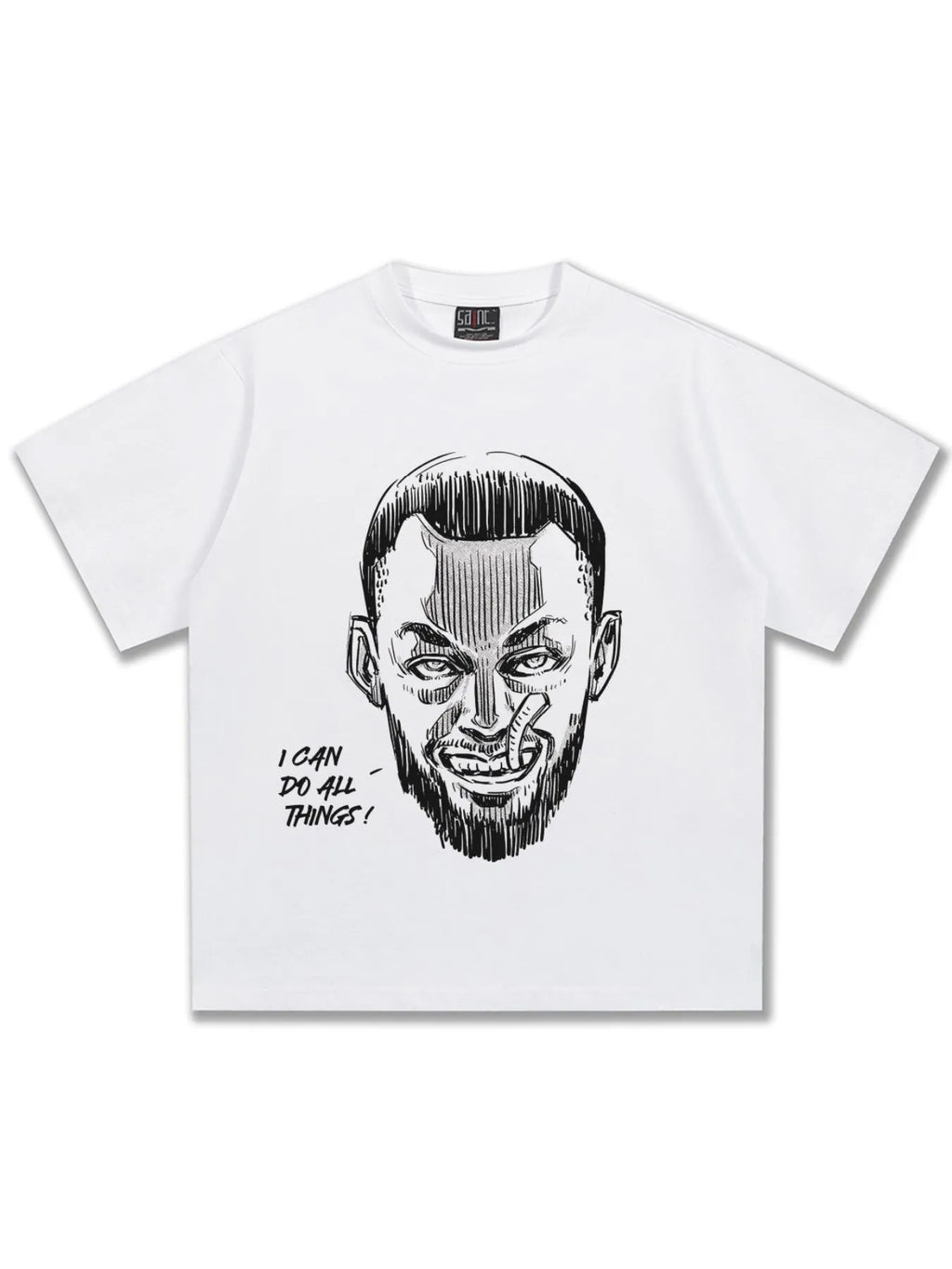 Men's Graphic Round Neck Short Sleeve T-Shirt