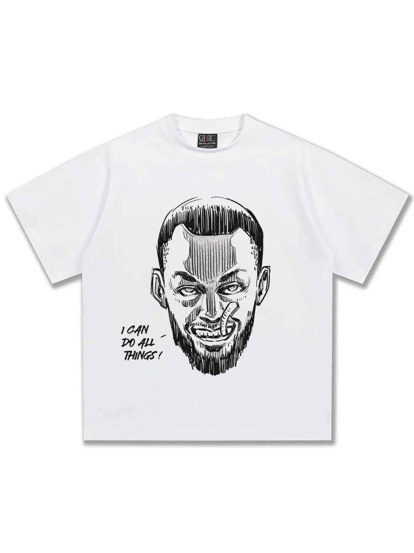 Men's Graphic Round Neck Short Sleeve T-Shirt