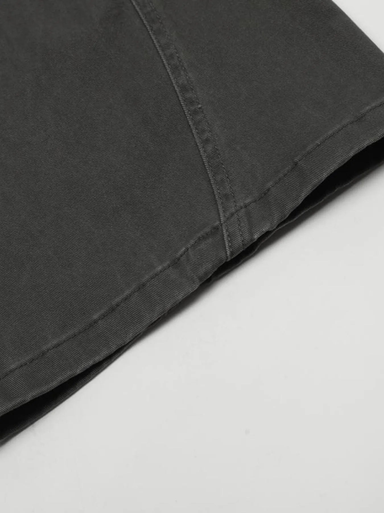 Men's Washed High Waist Flare Pants