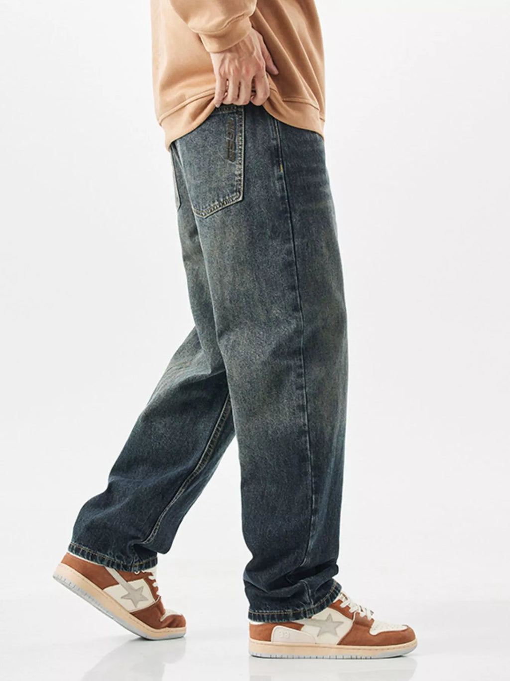Men's Wide Leg Jeans