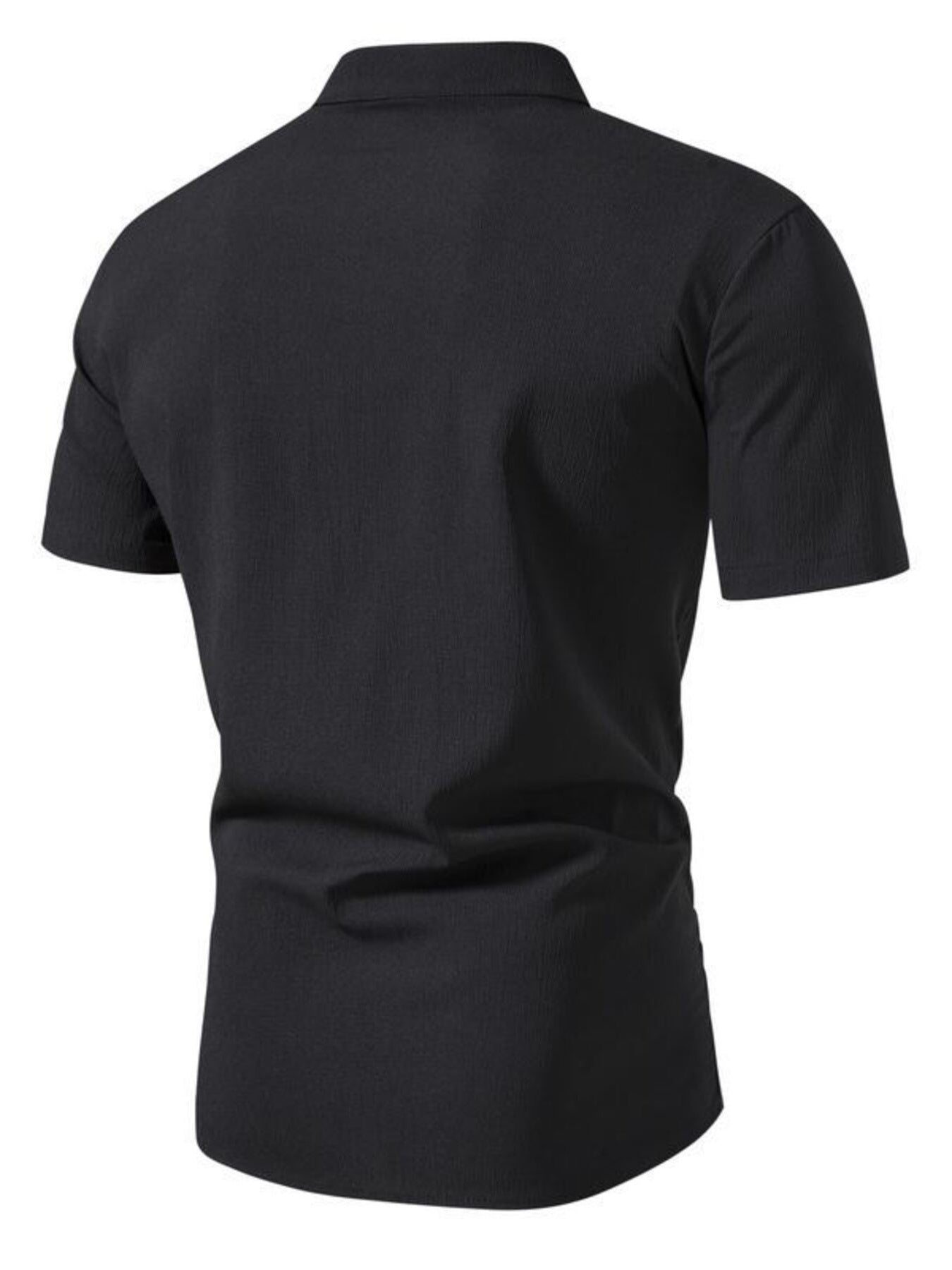 Men's Plus Size Button Up Short Sleeve Shirt