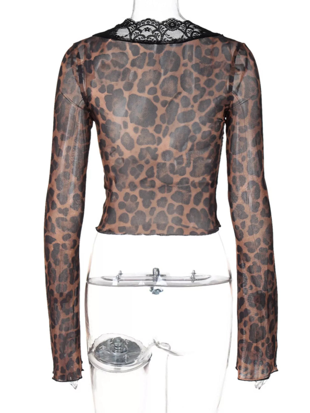 Lace Detail Long Sleeve Top