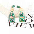 Champagne Bottle Drop Earrings