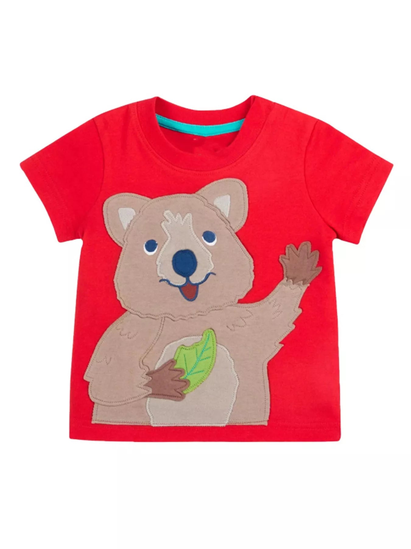 Children's Quokka Applique Short Sleeve T-Shirt