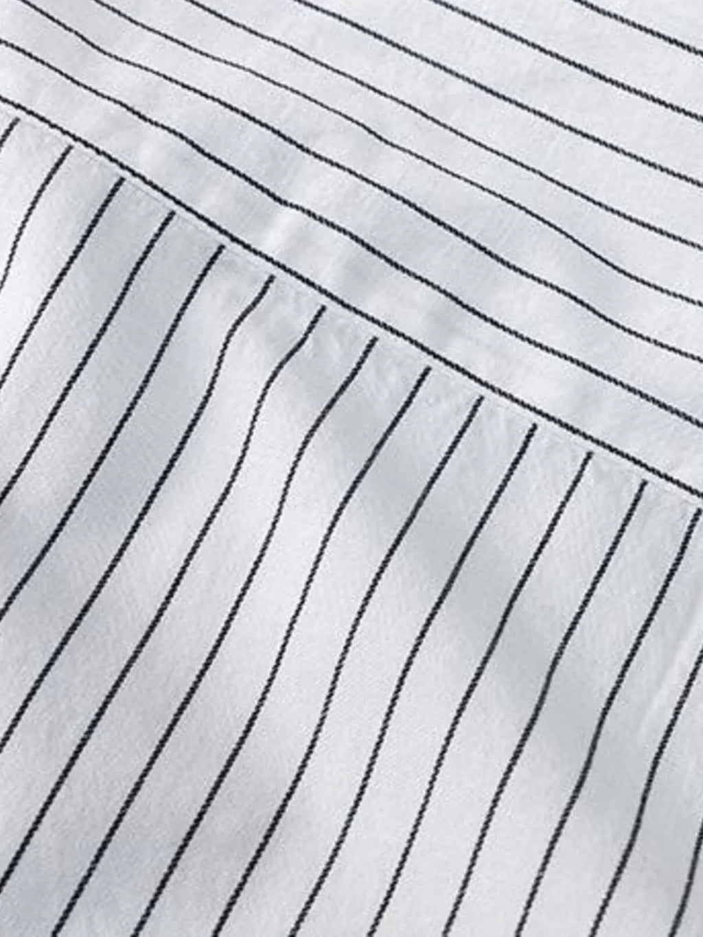 Men's Plus Size Striped Button Up Long Sleeve Shirt