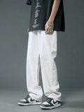 Men's Full Size Washed Relaxed Fit Jeans Plus Size