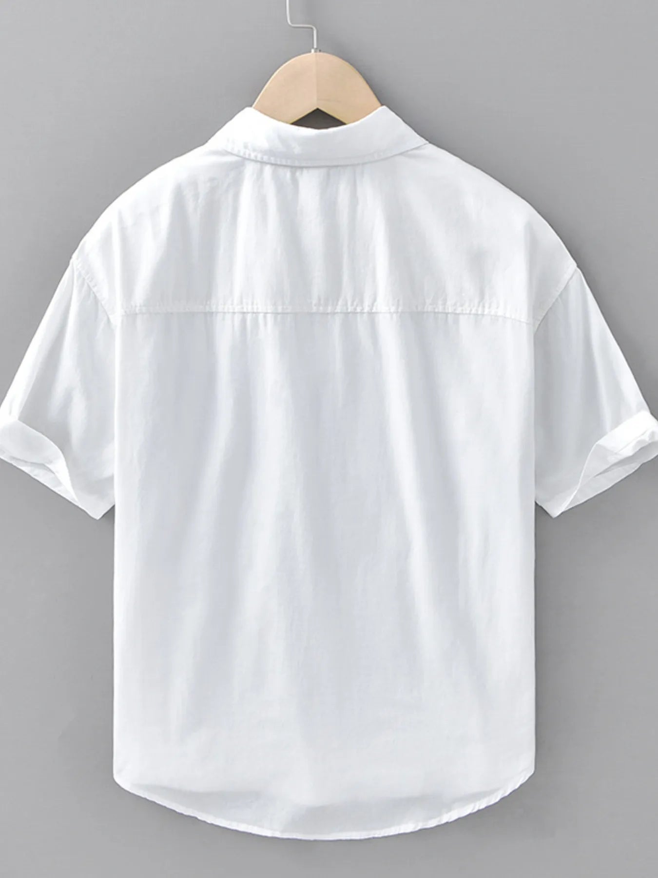 Men's Plus Size Abstract Patchwork Short Sleeve Shirt