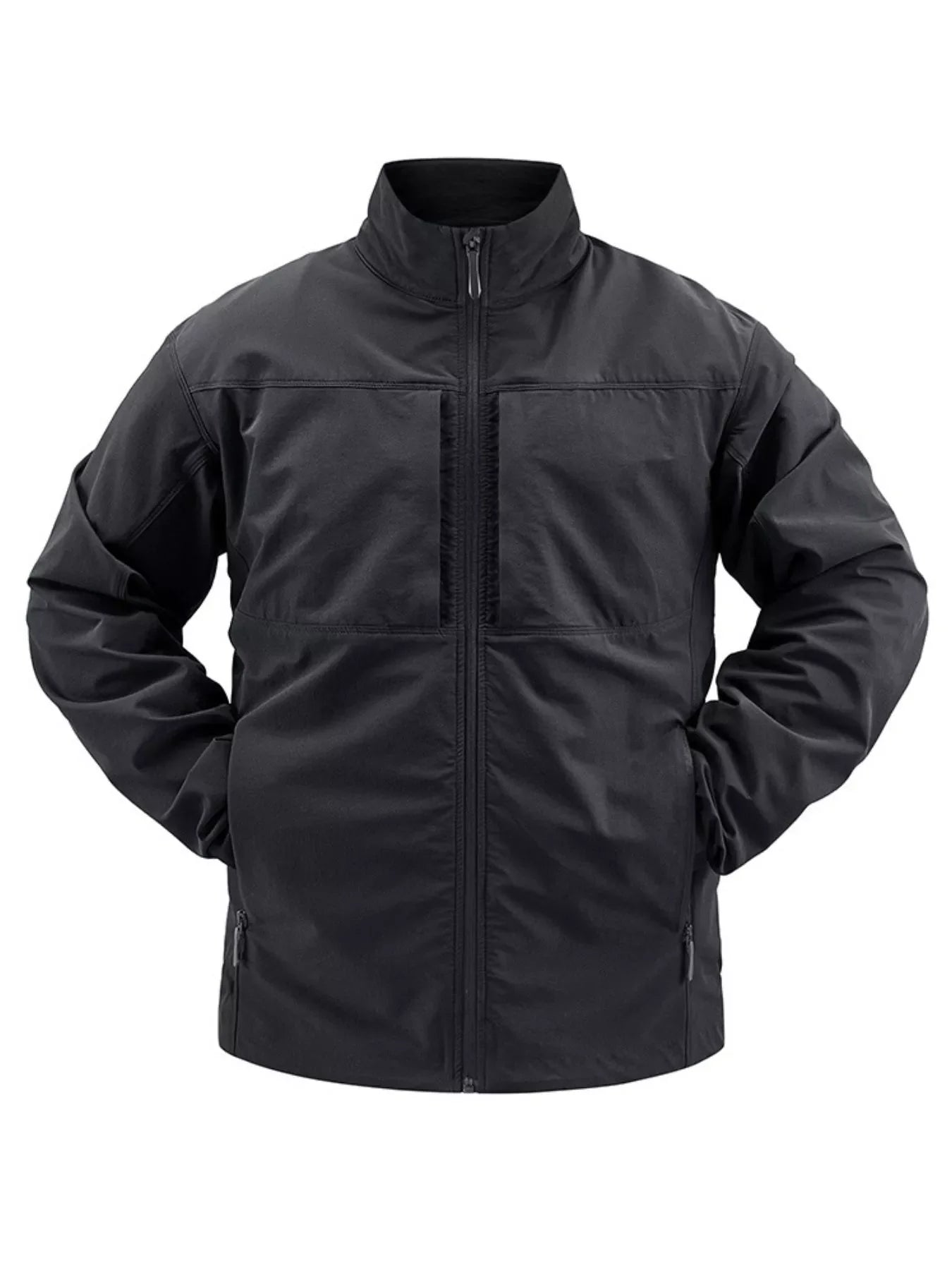 Men's Plus Size Zip Up Lightweight Windproof Outdoor Jacket