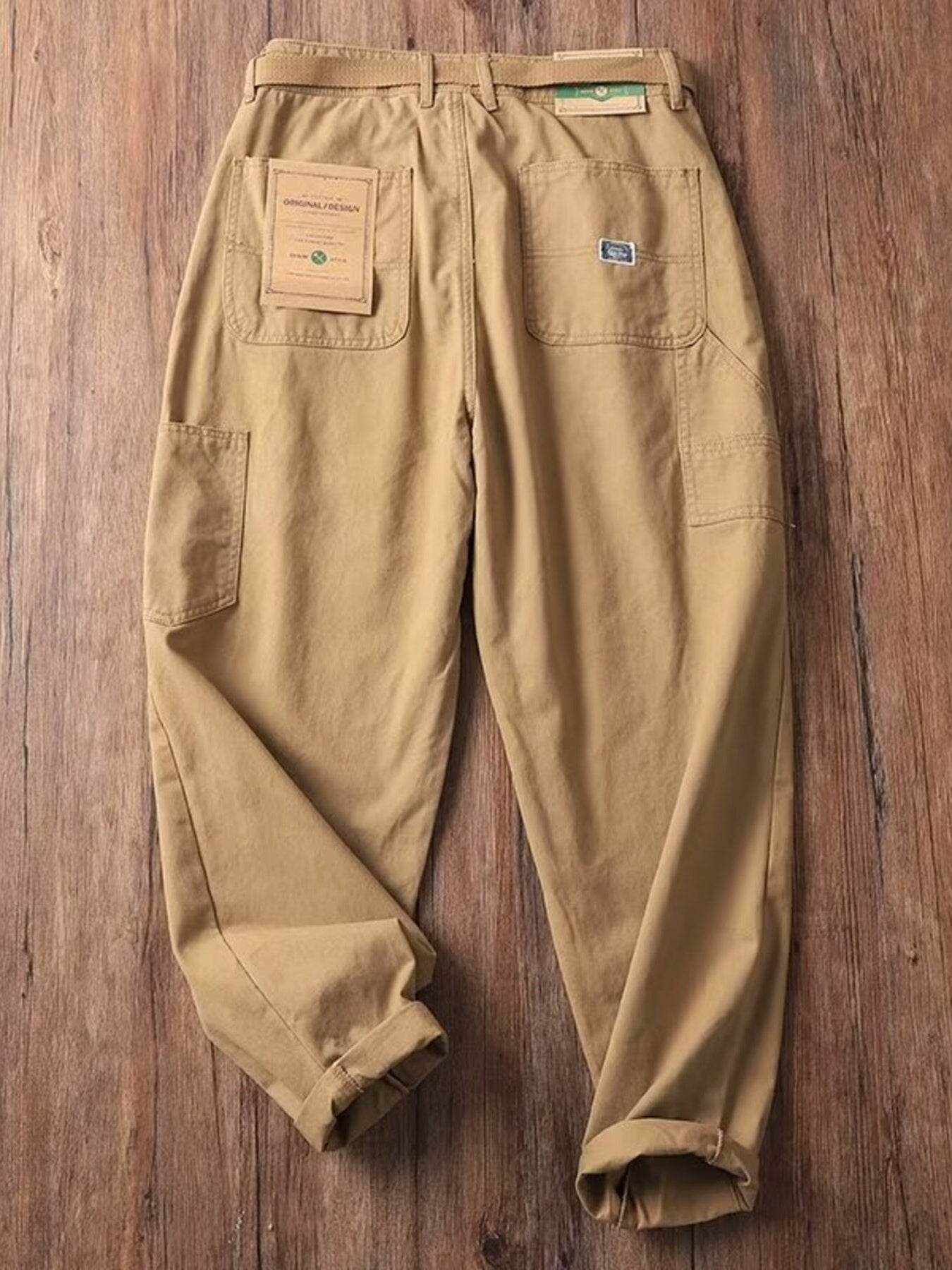Men's Plus Size Loose Fit Pants with Pockets