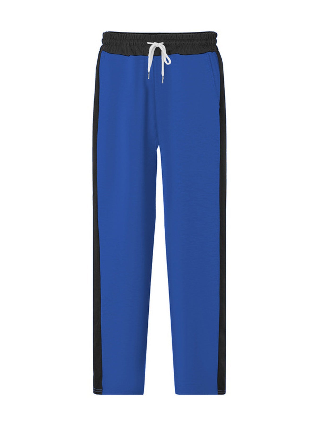 Men's Full Size Side Stripe Wide Leg Pants Plus Size