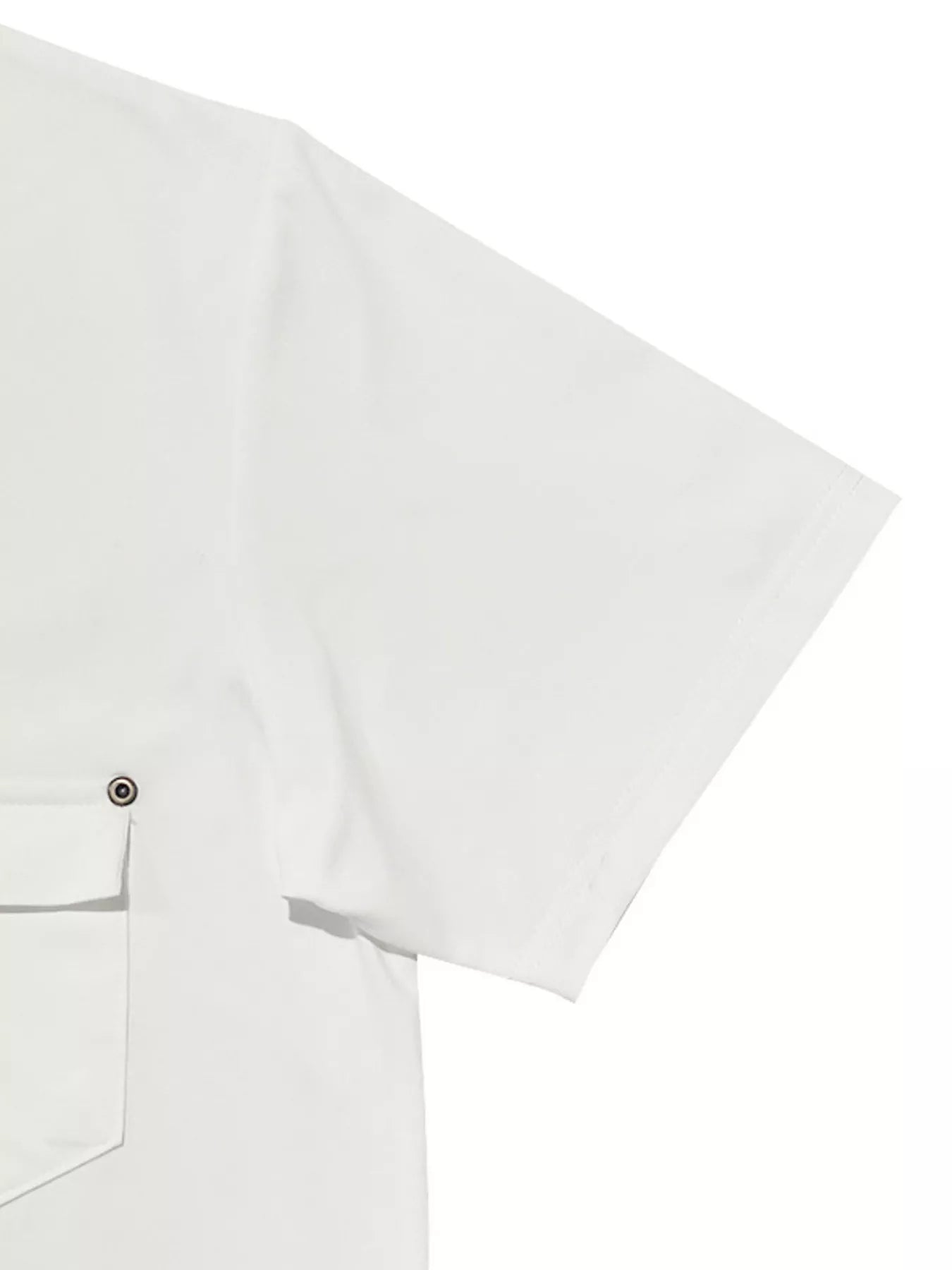 Men's Full Size V-Neck Pocket T-Shirt Plus Size