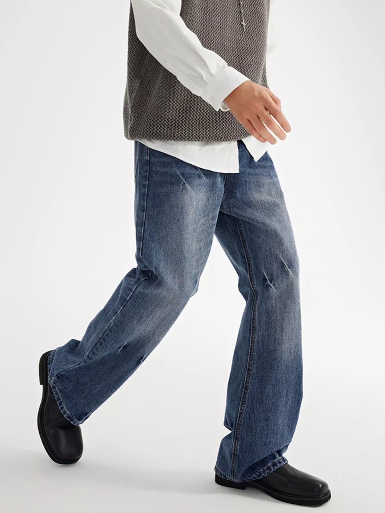 Men's Wide Leg Jeans