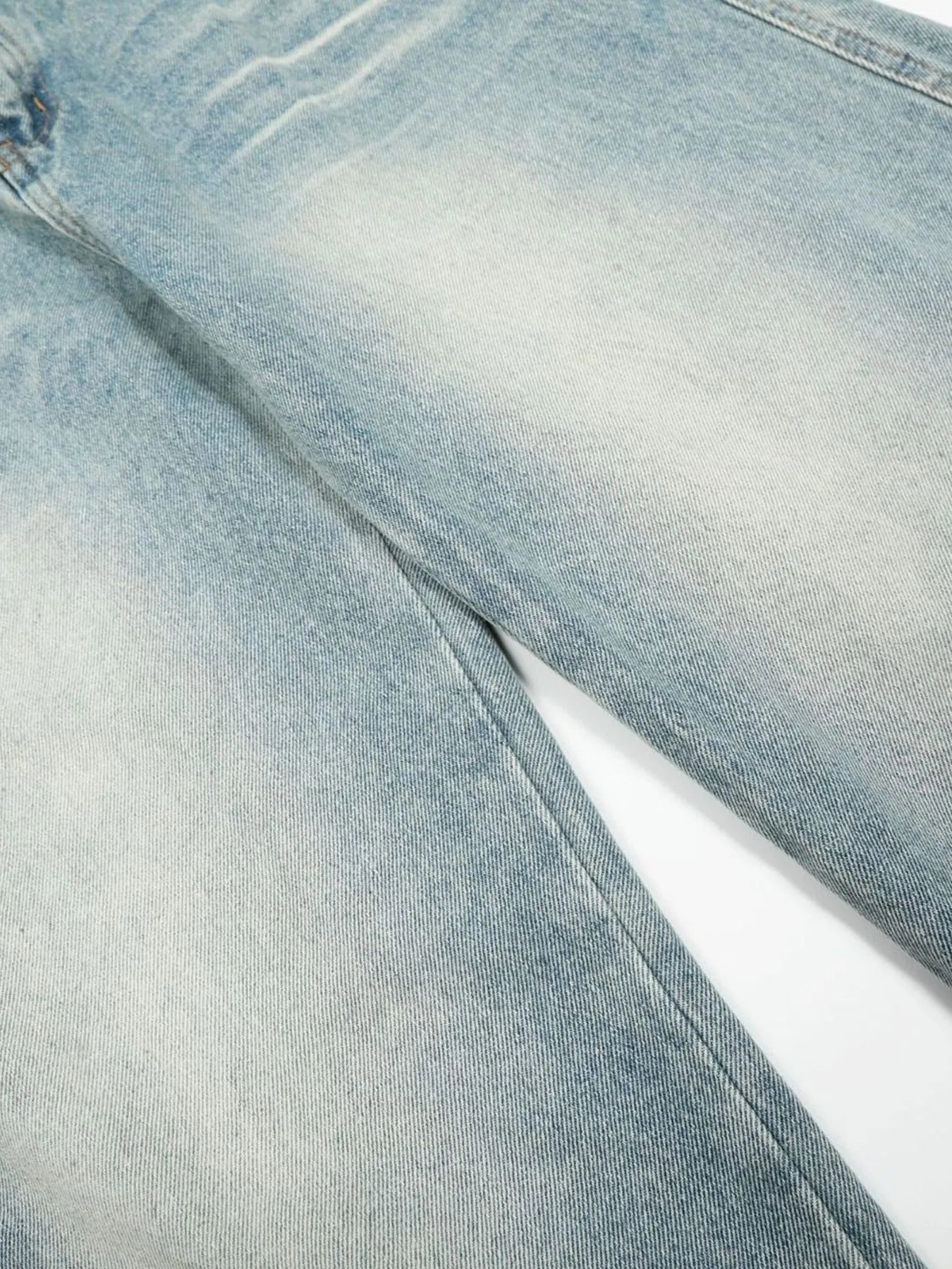 Men's Washed Wide Leg Baggy Jeans