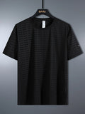 Men's Plus Size Crew Neck Short Sleeve T-Shirt