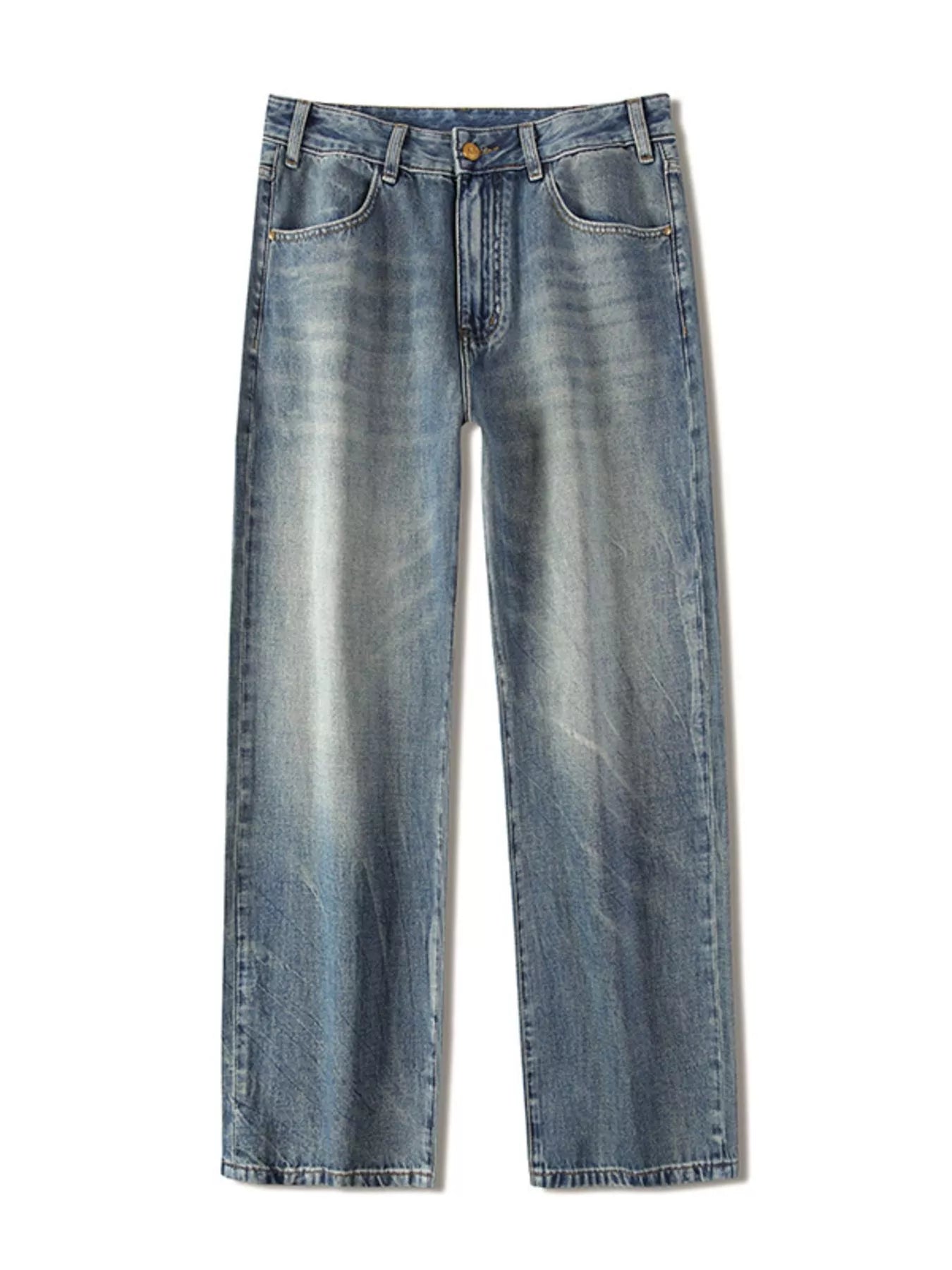Men's Vintage Wash Loose Fit Jeans