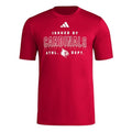 adidas Mens Pre-Game T-Shirt Team Power Red/University of Louisville