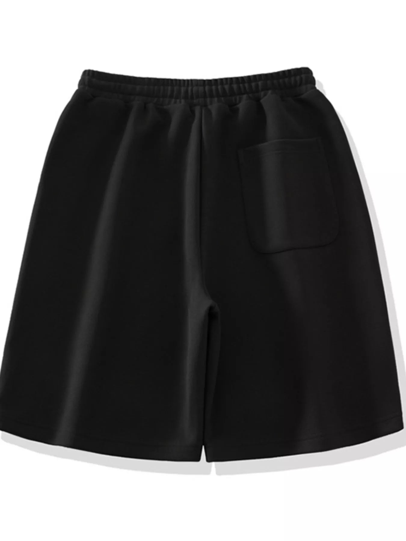 Men's Plus Size Contrast Round Neck Top and Shorts Set