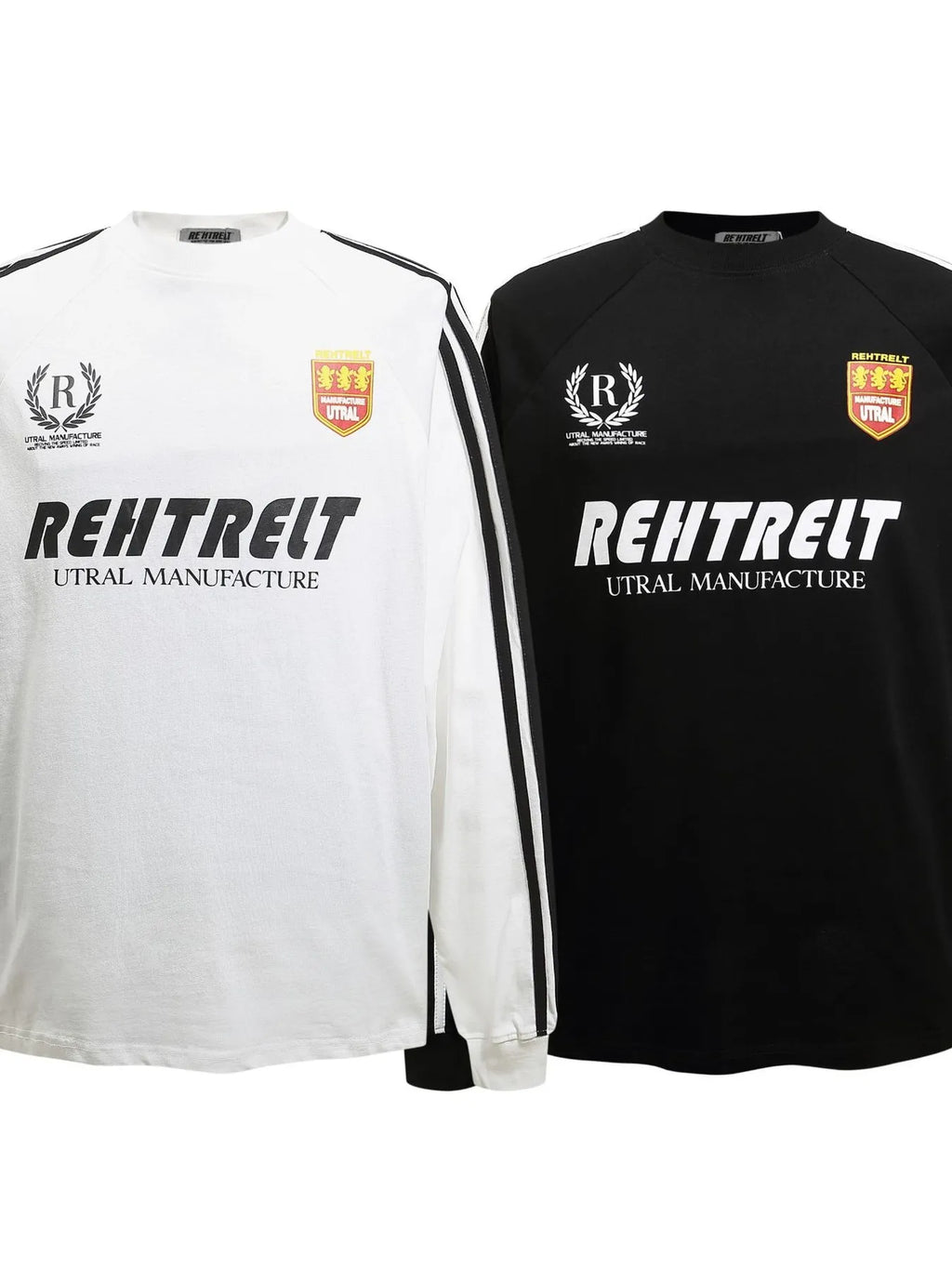 Men's Striped Long Sleeve Graphic T-Shirt