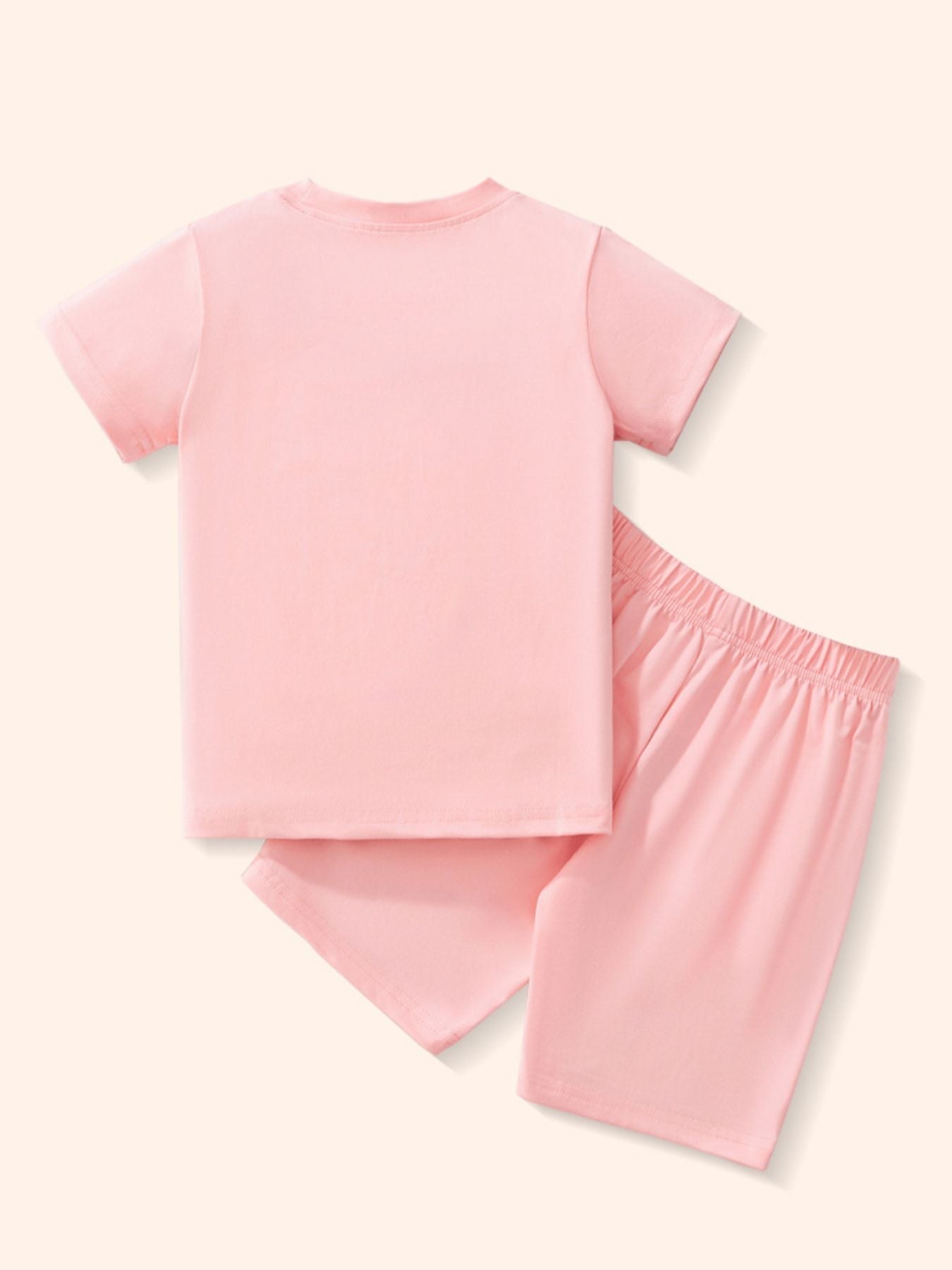 Children's Swan Short Sleeve Tee and Shorts Set