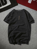 Men's Plus Size Casual Short Sleeve Shirt