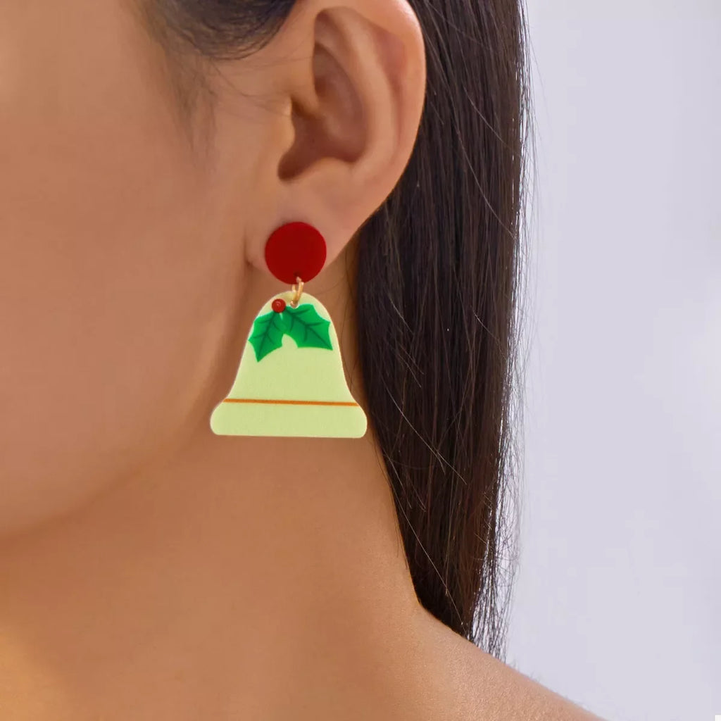 Christmas Acrylic Dangle Earrings