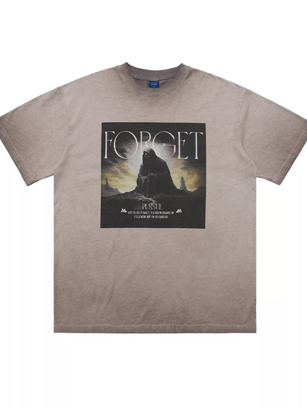 Men's Vintage Wash Graphic Oversized T-Shirt