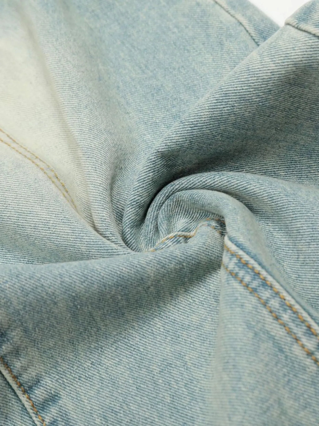 Men's Washed Wide Leg Jeans