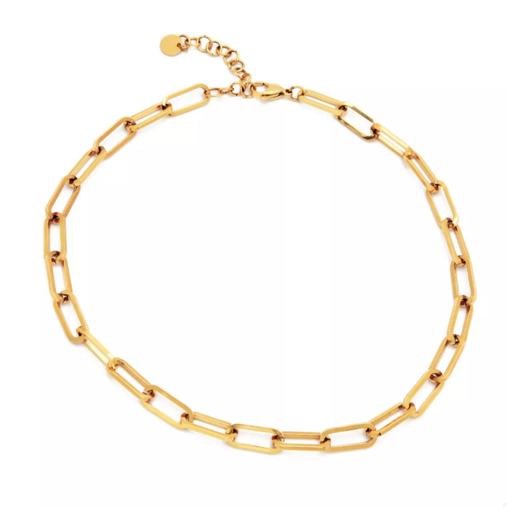 18K Gold-Plated Chain Necklace