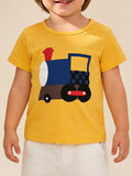 Children's Train Graphic Short Sleeve T-Shirt