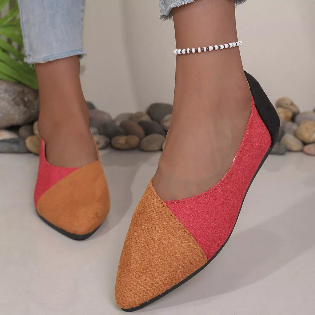 Point Toe Flats Slip-Ons