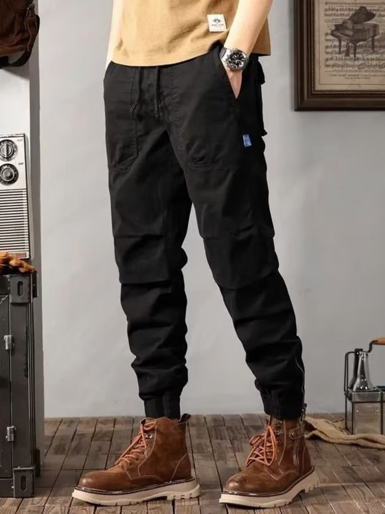 Men's Plus Size Urban Style Cargo Pants