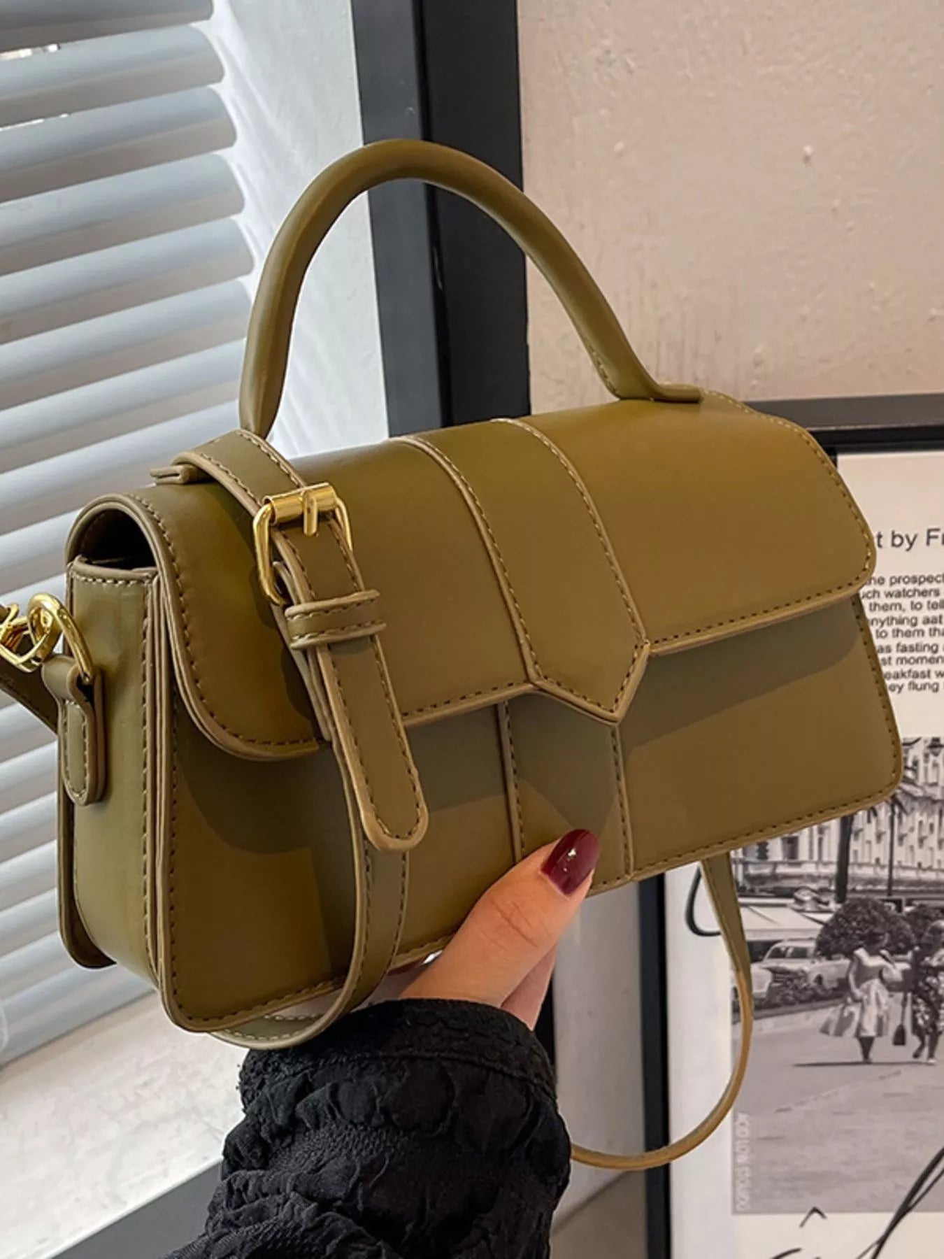 Top Handle Crossbody Bag