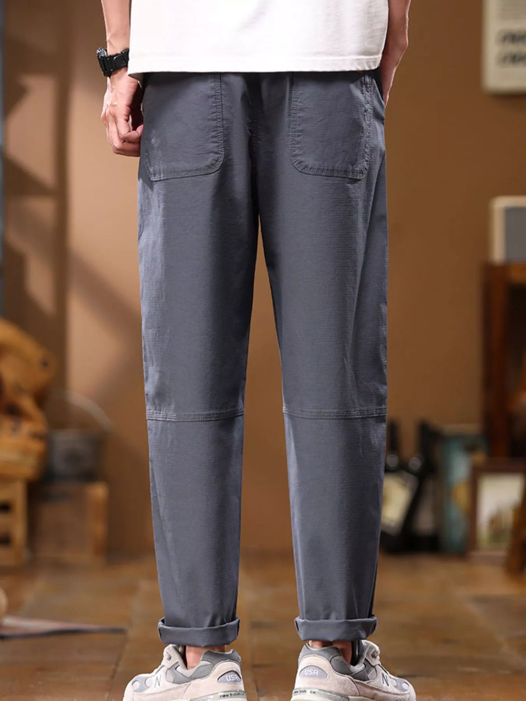 Men's Full Size Loose Fit Pants Plus Size