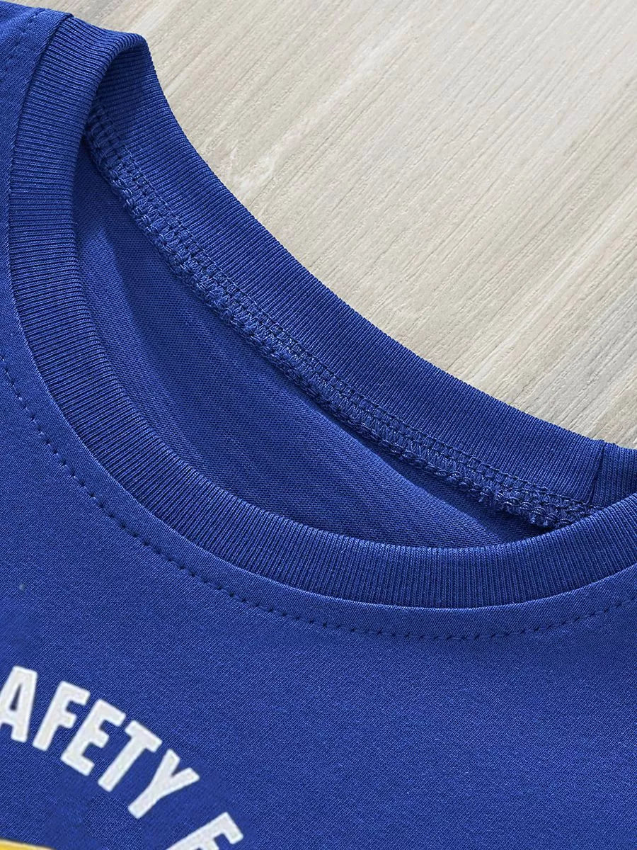 Children's Construction Truck Graphic T-Shirt