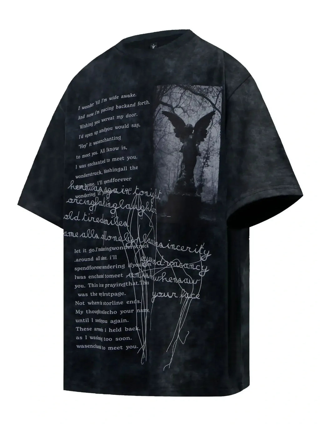 Men's Round Neck Short Sleeve Oversized T-Shirt