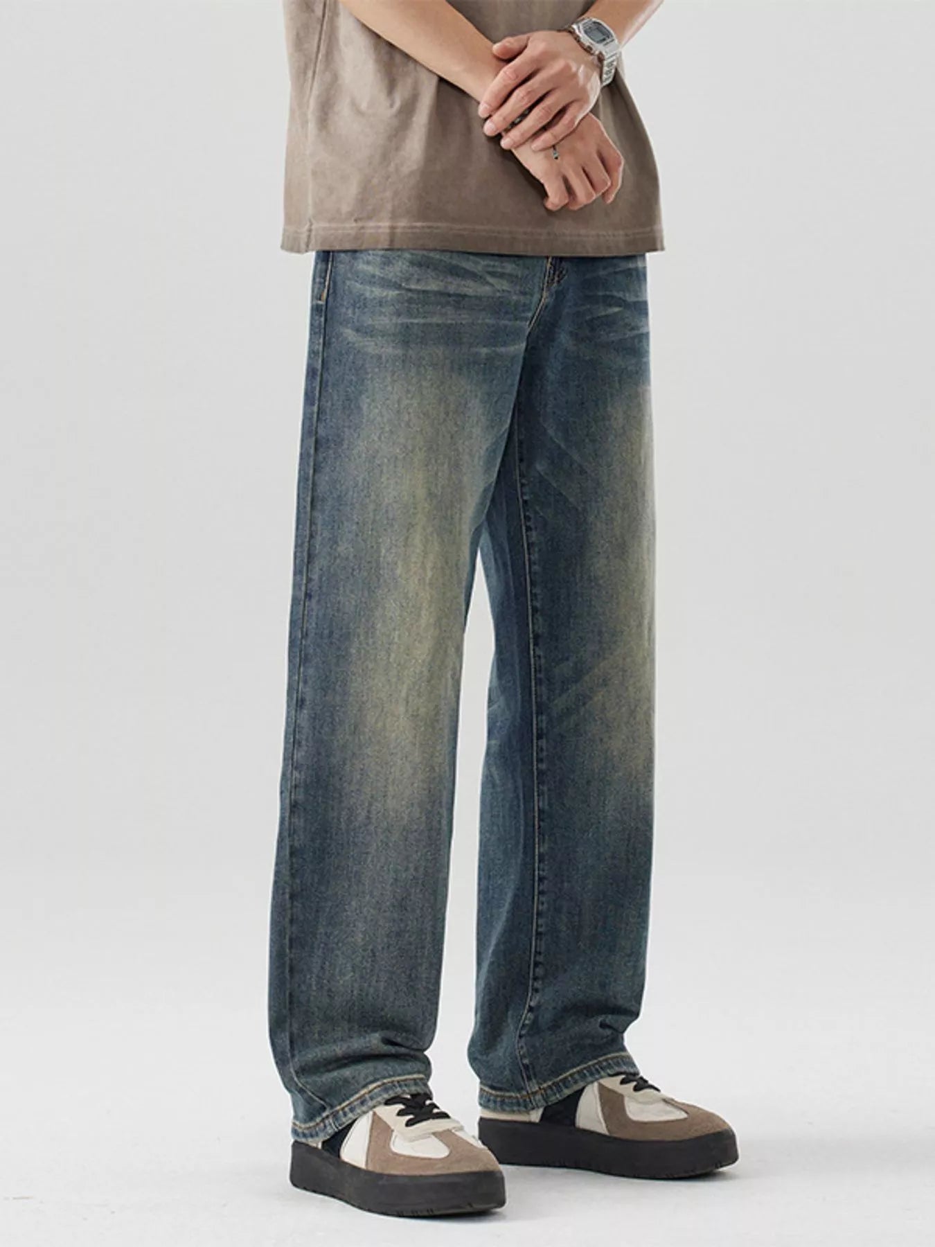 Men's Wide Leg Jeans