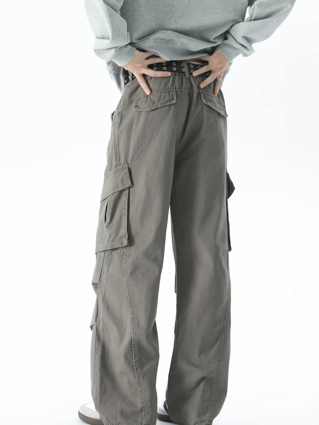 Men's Loose Fit Cargo Pants with Pockets