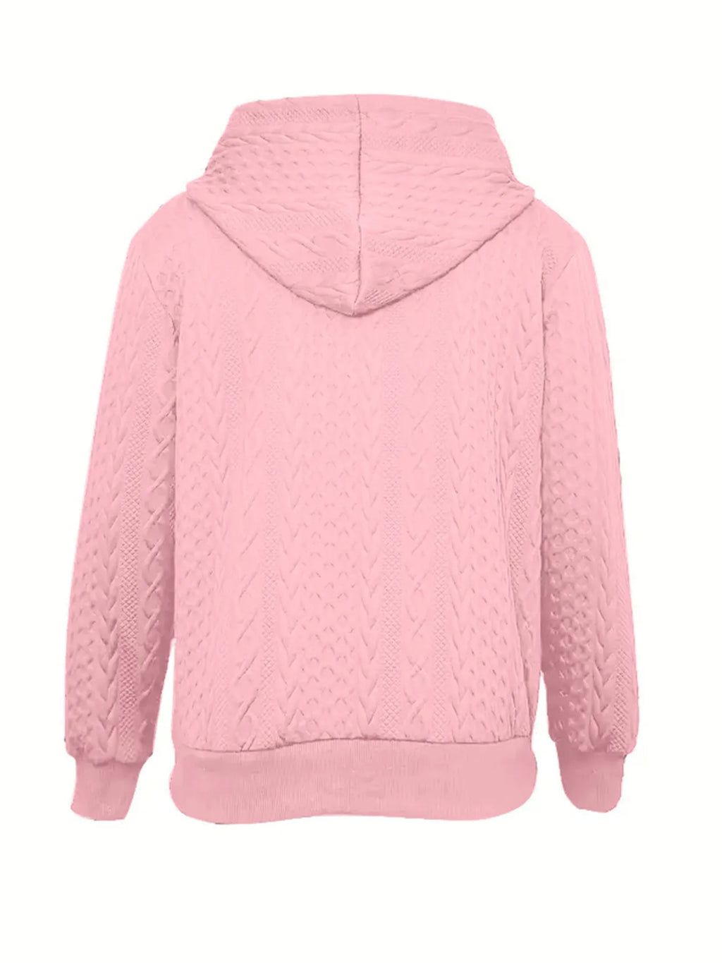 Drawstring Zip Up Hooded Jacket