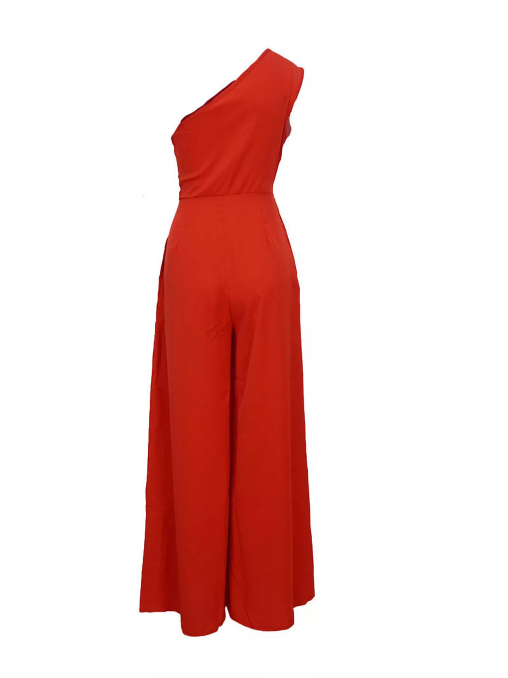 Full Size One-Shoulder Wide Leg Jumpsuit Plus Size