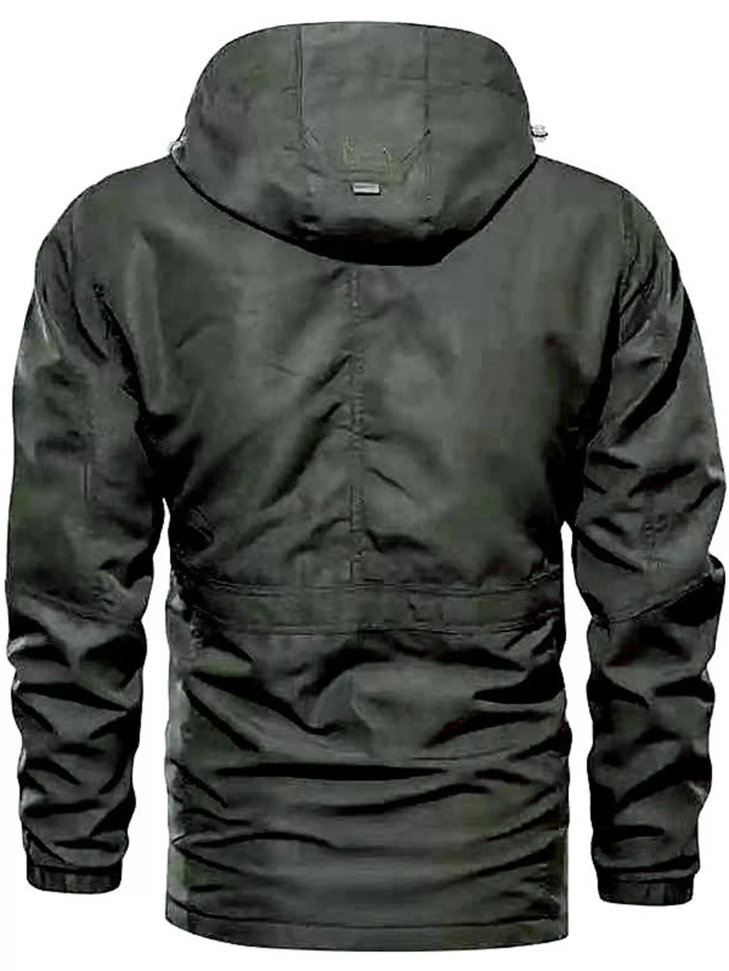 Men's Plus Size Zip Up Hooded Jacket